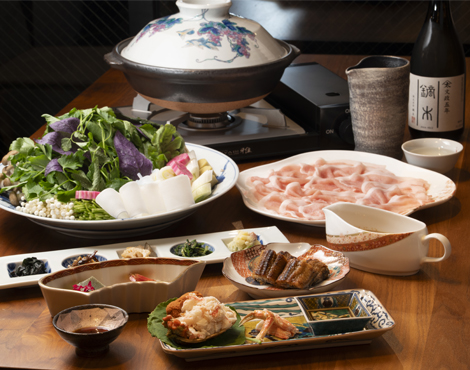 鏑木 加賀野菜鍋コース